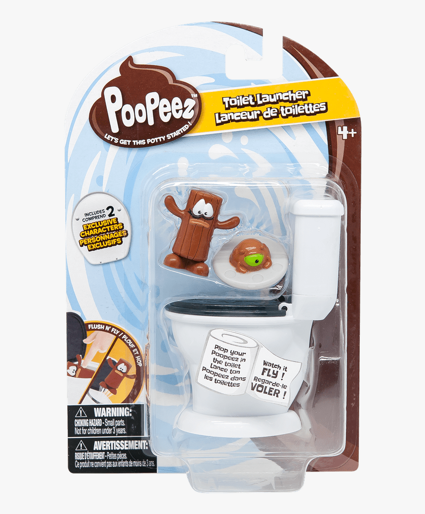 Poopeez Toilet Launcher Playset - Hasbro Poopeez, HD Png Download, Free Download