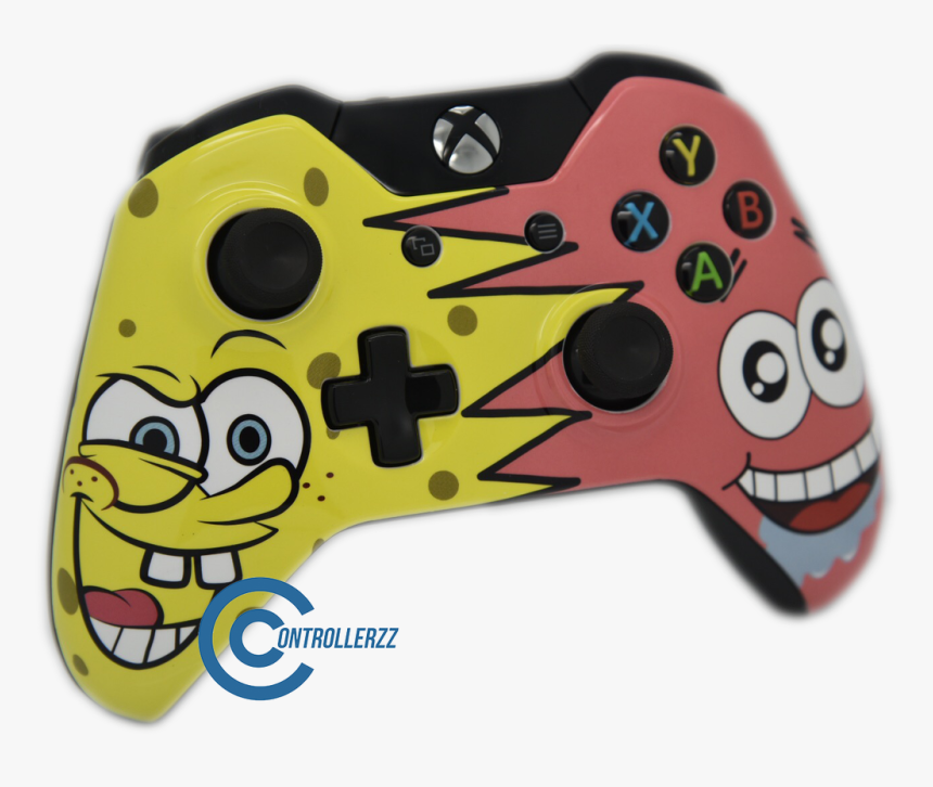 Transparent Cartoon Controller Png - Spongebob And Patrick Xbox Controller, Png Download, Free Download