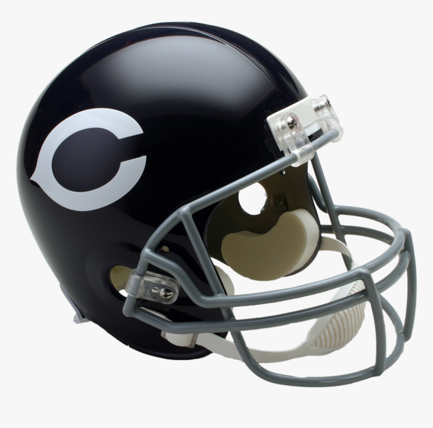 Chicago Bears Vsr4 Replica Throwback Helmet - Steelers Football Helmet, HD Png Download, Free Download