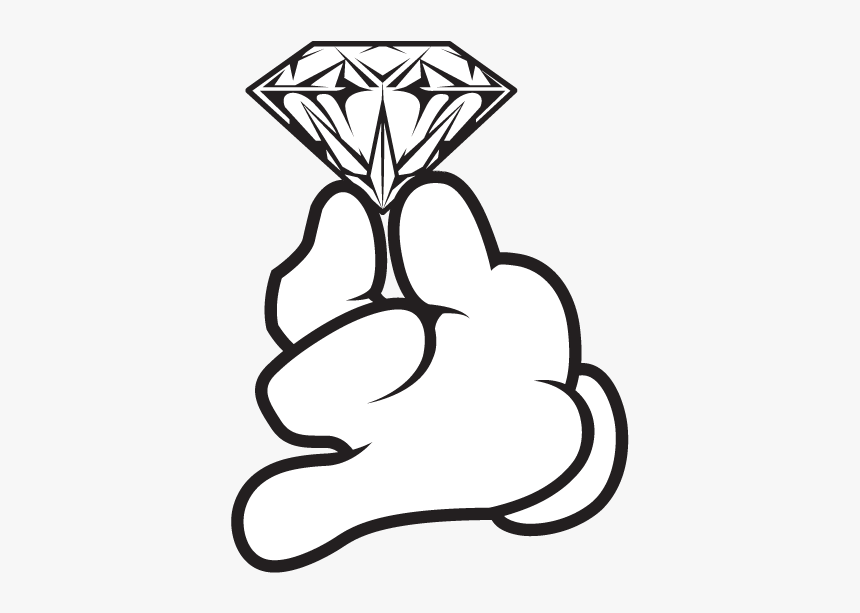 Collection Of Free Diamonds Vector Cartoon Download - Cartoon Gloved Hand Png, Transparent Png, Free Download