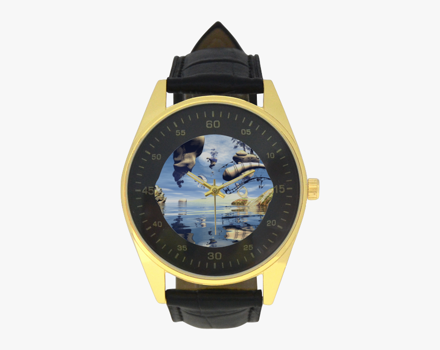 Fantasy World With Flying Rocks Over The Sea Men"s - Hugo Boss Navigator Chronograph, HD Png Download, Free Download
