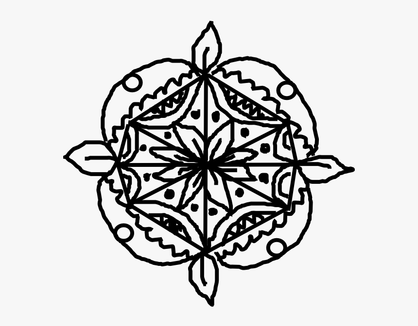 Clipart Mandala - Line Art, HD Png Download, Free Download