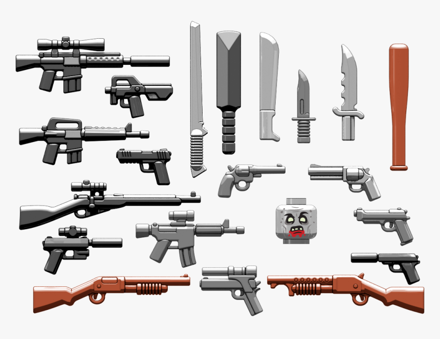 Brickarms Zombie Defense Pack 2017, HD Png Download, Free Download