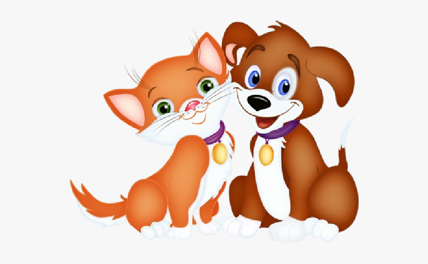 Clipart Puppy Cat - Мультяшные Собаки На Новый Год, HD Png Download, Free Download