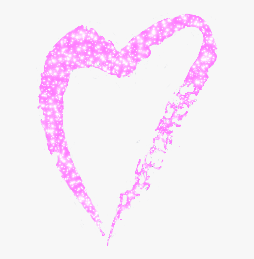Transparent Sparkle Heart Png - Heart Pink Glitter Transparent, Png Download, Free Download