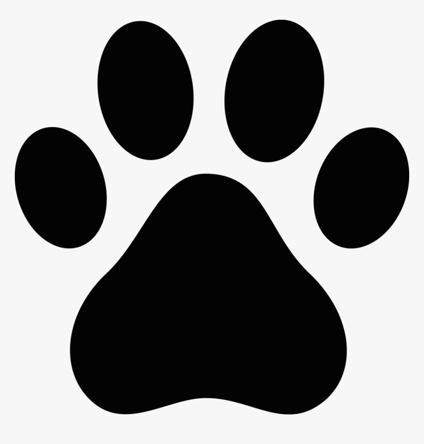 Dog Paw Puppy Cat Clip Art - Transparent Cat Paw Print, HD Png Download, Free Download