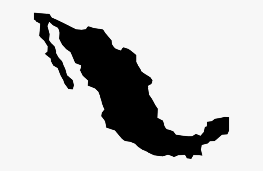 Stamp Clipart Mexico - Clipart Mexico Map Outline, HD Png Download, Free Download