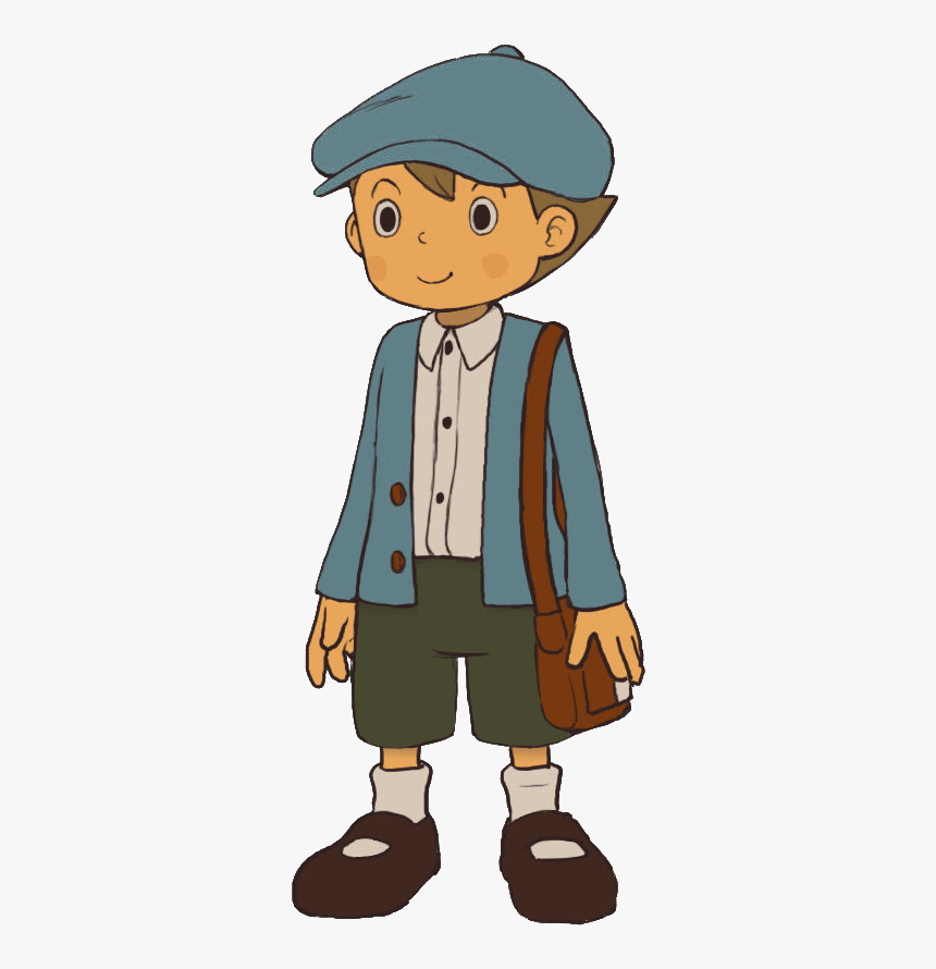 Luke From Professor Layton, HD Png Download, Free Download