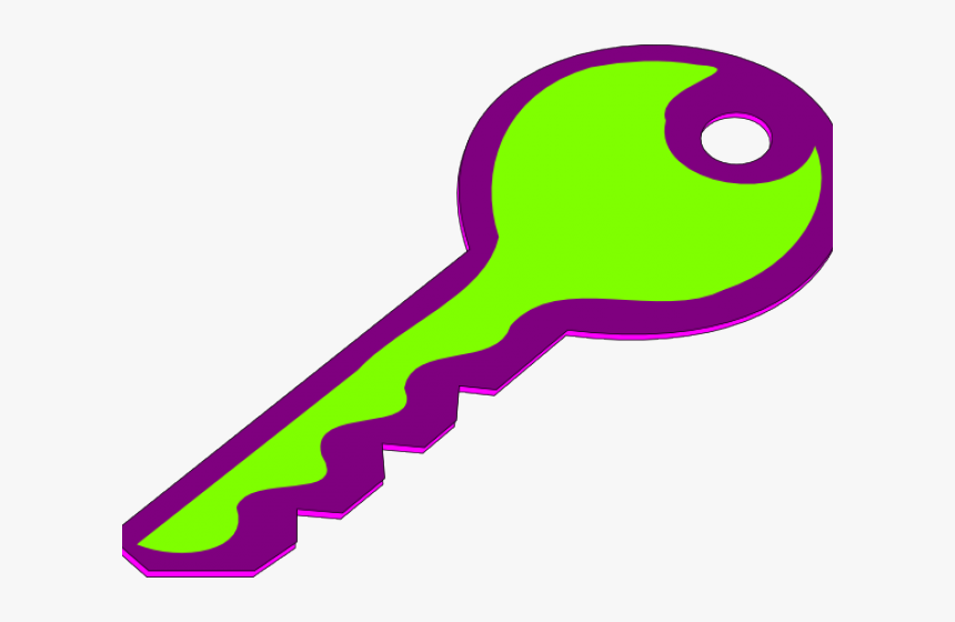 Key Clipart Single - Purple L Key Clip Art, HD Png Download, Free Download