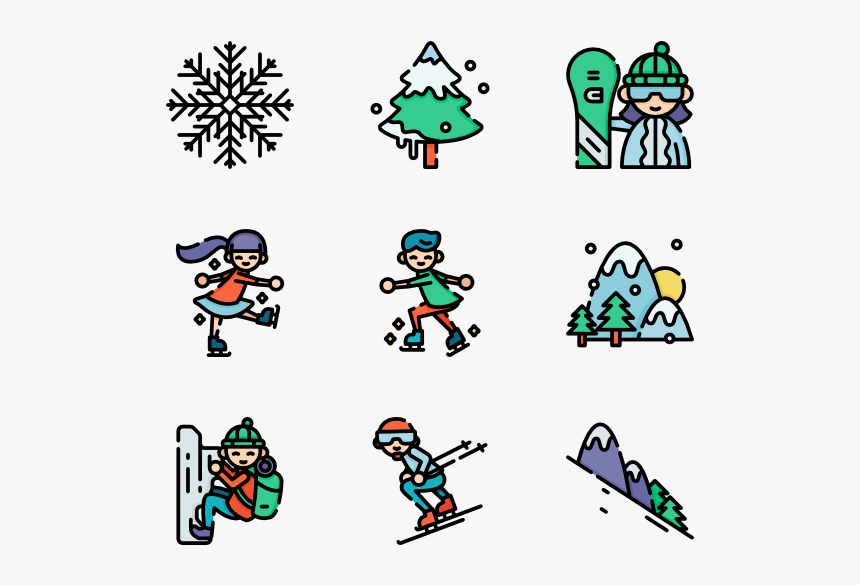 Winter Sports Png High-quality Image - Heavy Snow Weather Icon, Transparent Png, Free Download