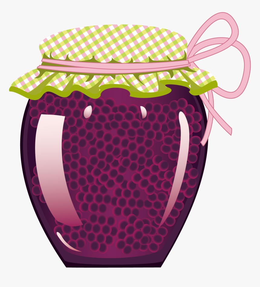 Jar Clipart Jam Jar - Frascos De Mermelada Dibujos, HD Png Download, Free Download