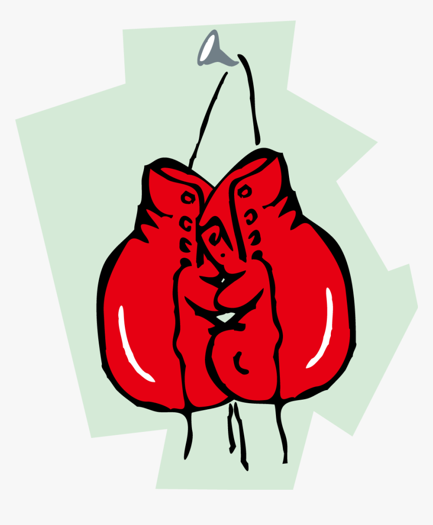 Boxing Glove Clip Art Cartoon Red Boxing Gloves Vector - Boxing Glove, HD Png Download, Free Download