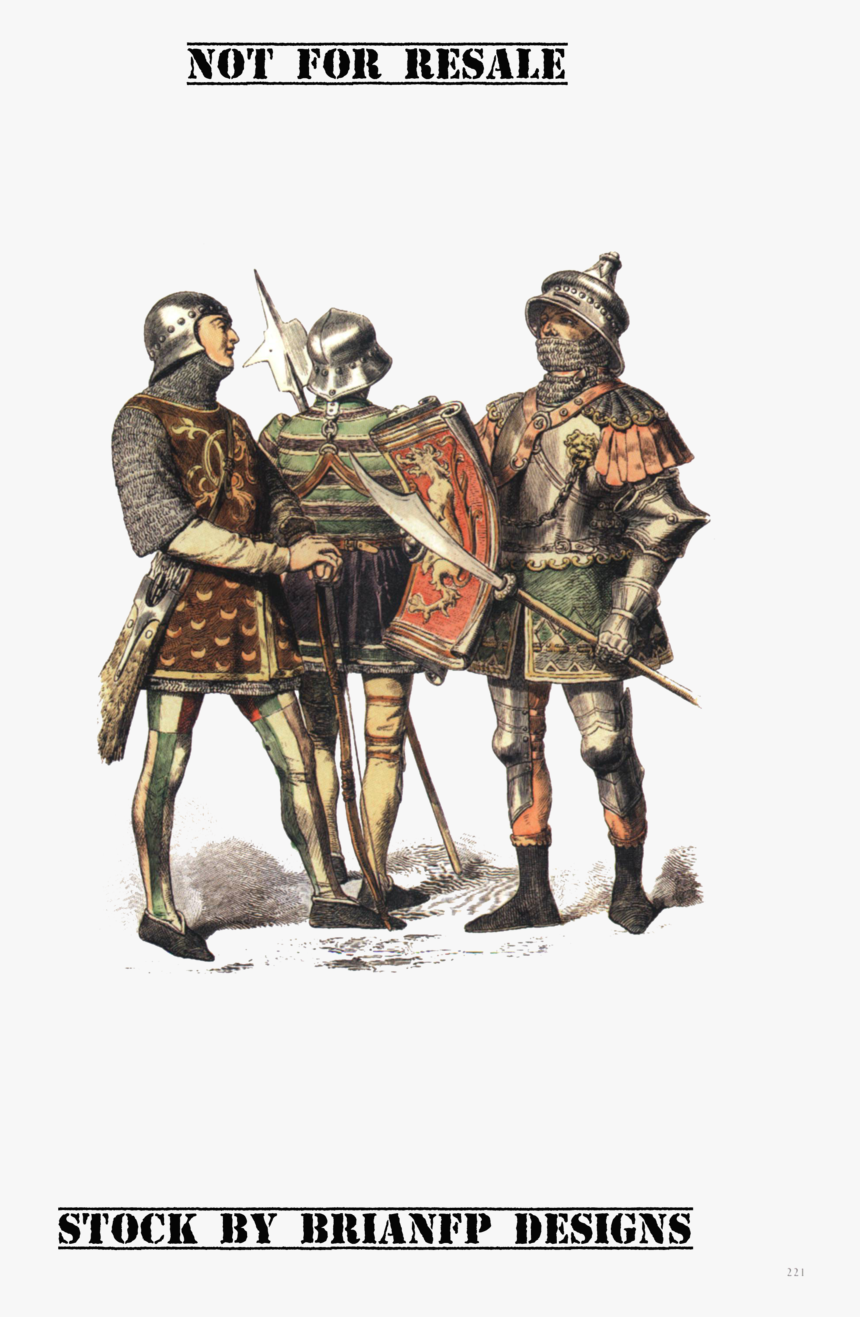 Group Set Png Precut - Burgundian Knights, Transparent Png, Free Download