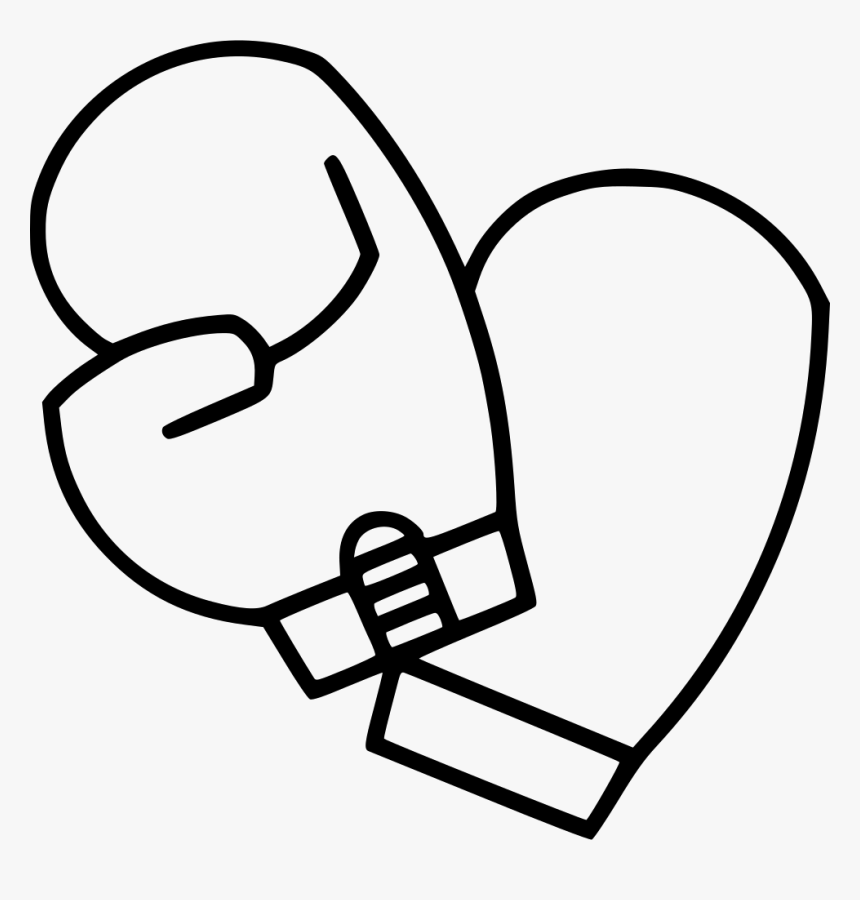 Boxing Gloves - Boxing Gloves Coloring Page, HD Png Download, Free Download