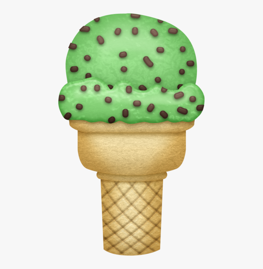 Mint Chip Ice Cream Clipart, HD Png Download, Free Download