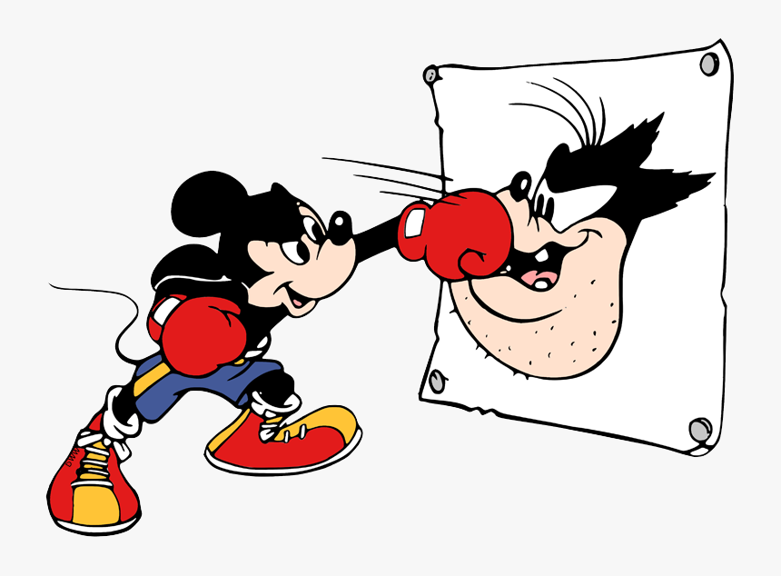 Mickey Mouse Boxing, HD Png Download, Free Download