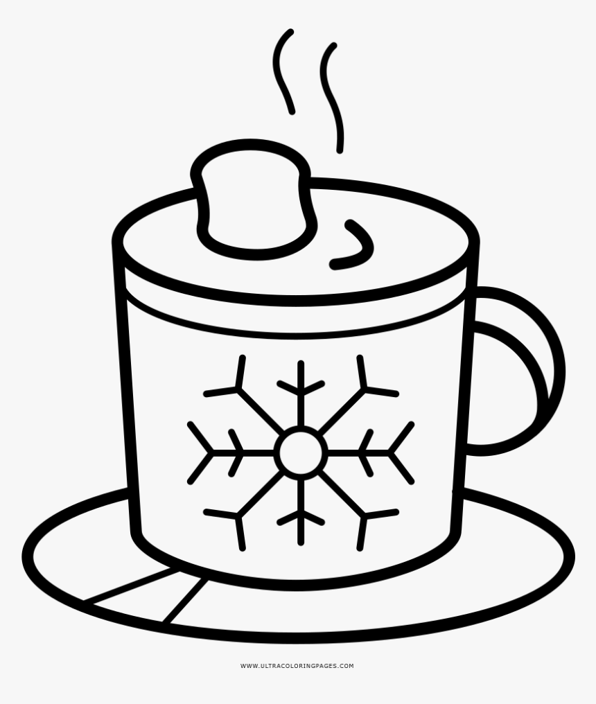 Transparent Hot Chocolate Clipart Png - Easy Hot Chocolate Drawing, Png Download, Free Download