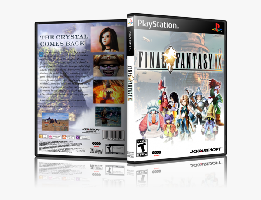 Final Fantasy Ix Box Art Cover - Final Fantasy 9 Case, HD Png Download, Free Download