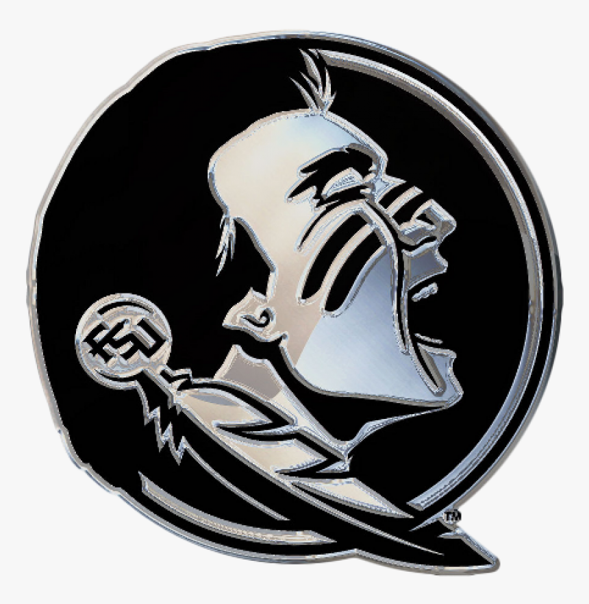 Florida State University Seminoles Chrome Metal Auto - Florida State Seminoles Football, HD Png Download, Free Download