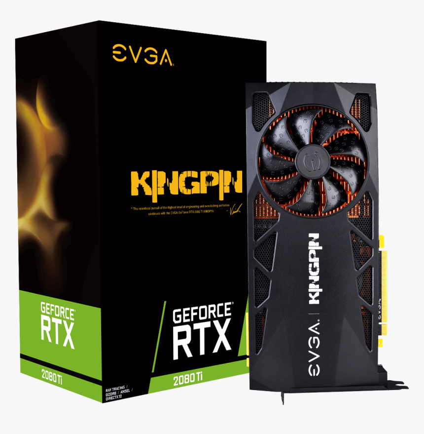 Evga Geforce Rtx 2080 Ti Kingpin - Evga Rtx 2080 Ti Kingpin, HD Png Download, Free Download