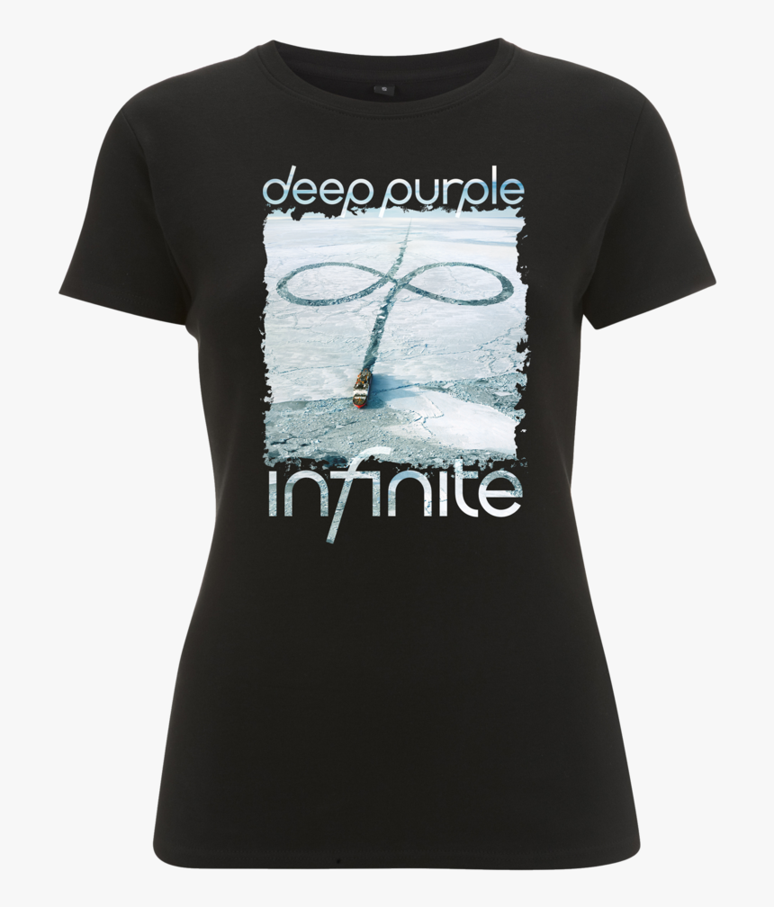 Deep Purple Black Ladies T-shirt - Deep Purple Infinite Tričko, HD Png Download, Free Download