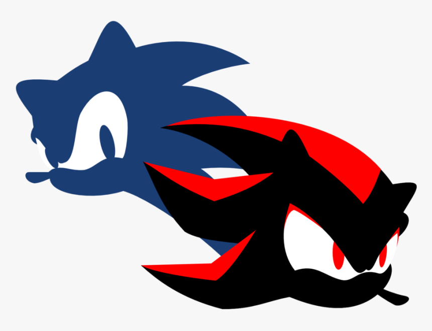 Sonic Logo Shadow - Sonic Vs Shadow Icon, HD Png Download, Free Download