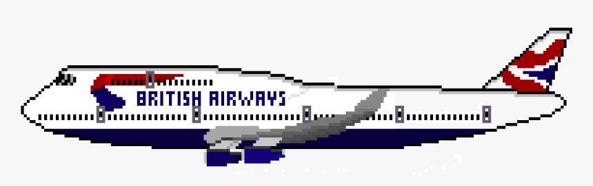 Transparent British Airways Logo Png - British Airways Pixel Art, Png Download, Free Download