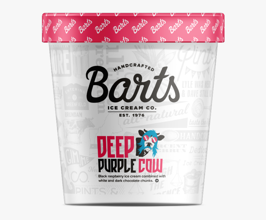 Deep Purple Cow Ice Cream, HD Png Download, Free Download