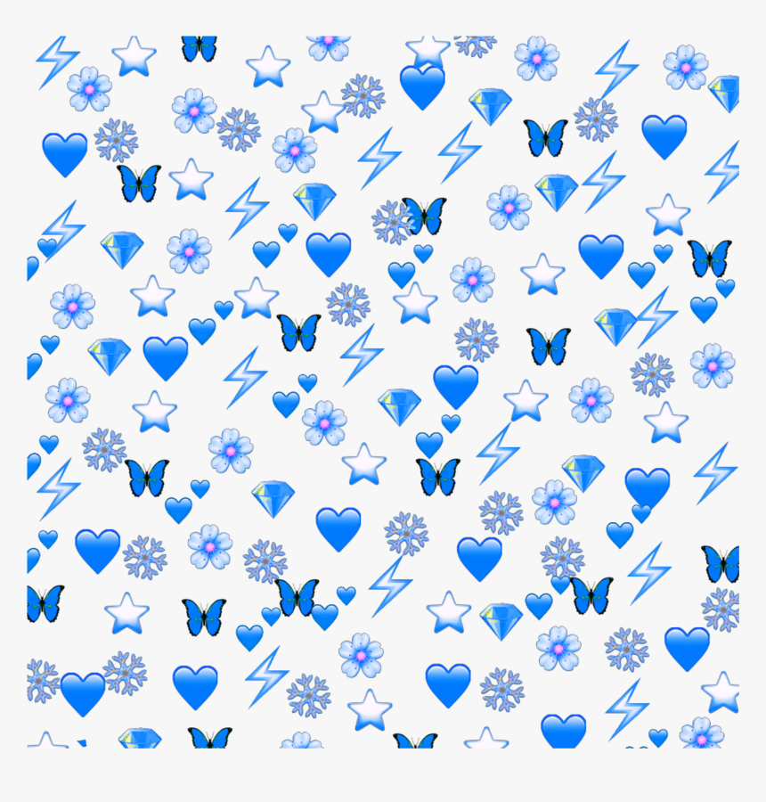 Transparent Tumblr Emojis Png - Blue Emojis That Go Together, Png Download, Free Download