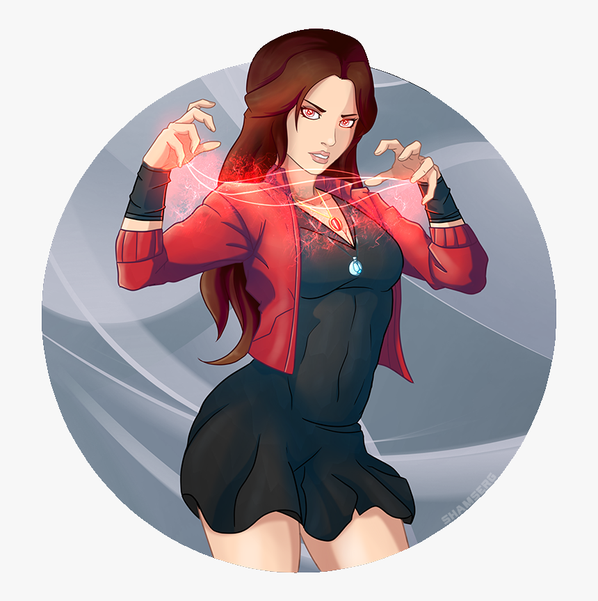 Transparent Scarlet Witch Png - Scarlet Witch Age Of Ultron Cartoon, Png Download, Free Download