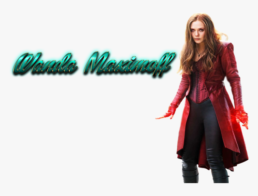 Wanda Maximoff Free Desktop Background - Scarlet Witch And Captain Marvel, HD Png Download, Free Download