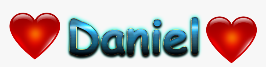 Daniel Love Name Heart Design Png - Jemma Name Tag, Transparent Png, Free Download