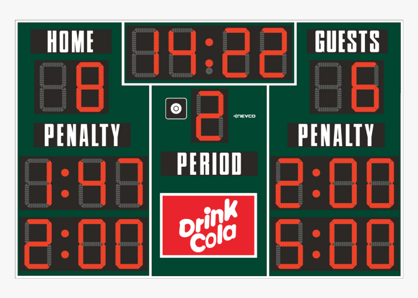 Nevco Lacrosse Scoreboard, HD Png Download, Free Download