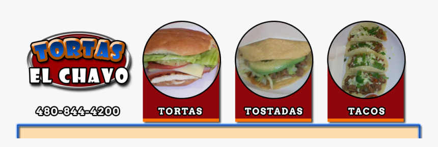 Tortas El Chavo - Fast Food, HD Png Download, Free Download