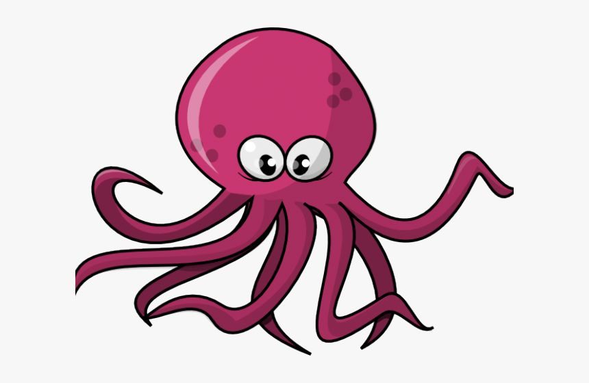 Squid Clipart Animated - Octopus Clipart Png, Transparent Png, Free Download