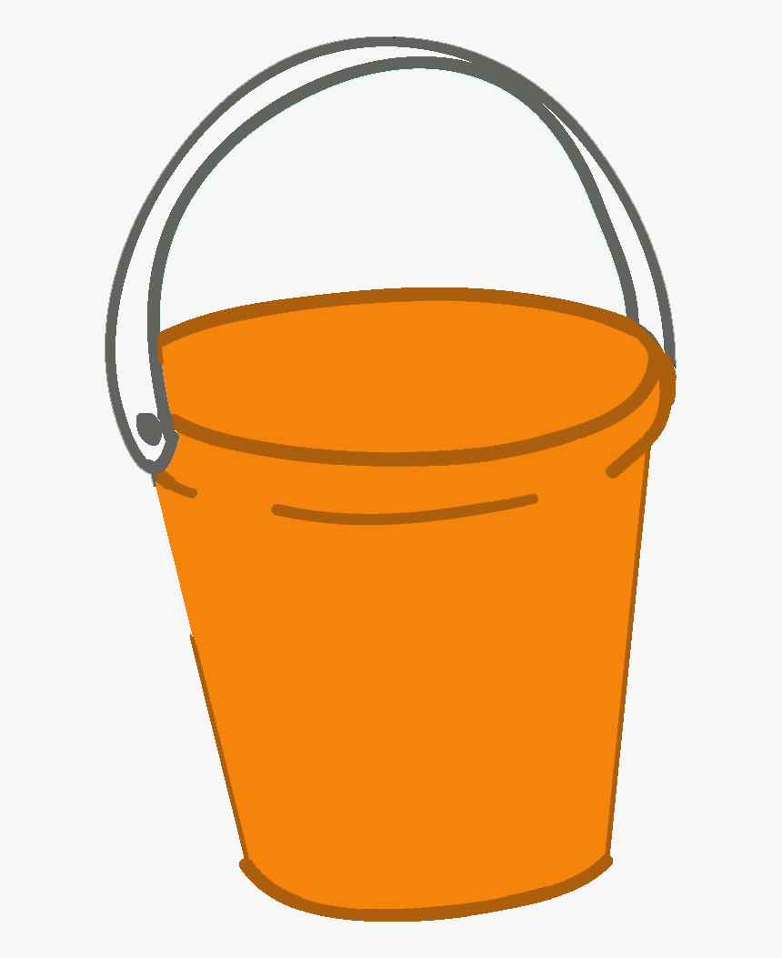 - Orange Beach Bucket Clipart - Orange Bucket Clipart, HD Png Download, Free Download