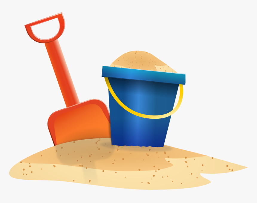 Beach Bucket Clipart - Bucket Beach Sand Png, Transparent Png, Free Download