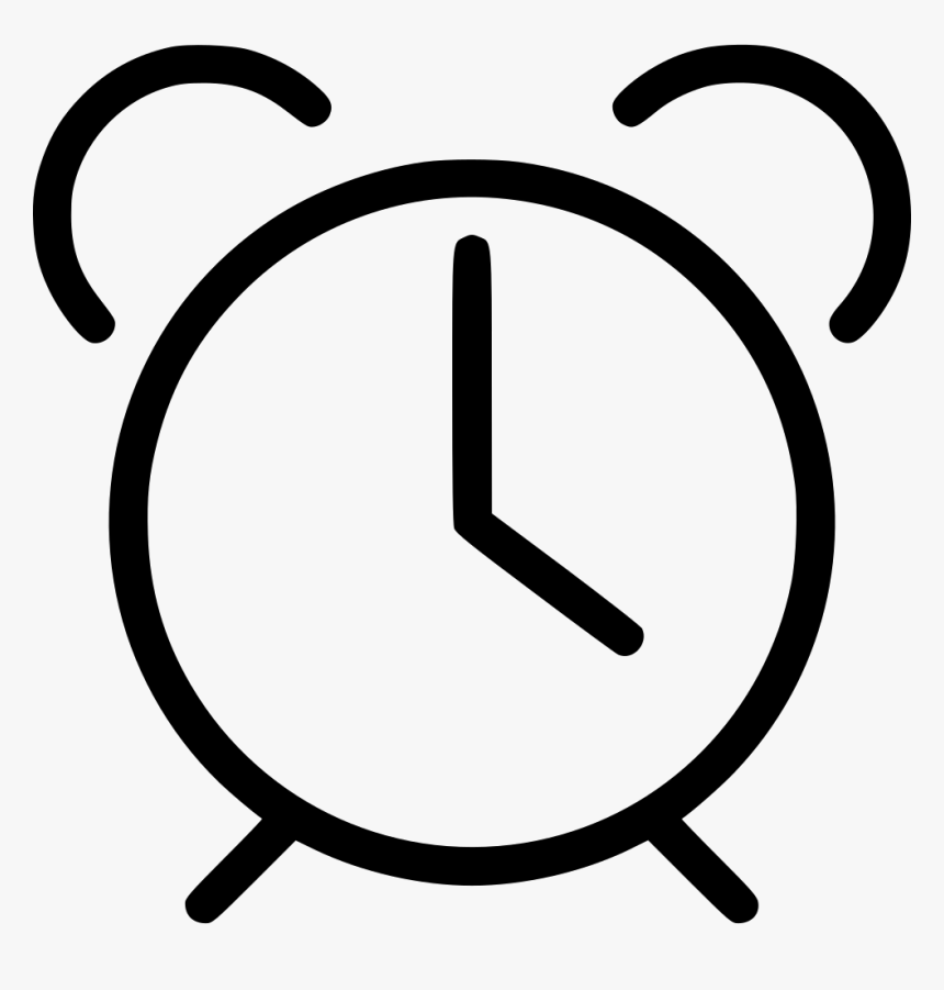 Alarm Clock Clipart Black Png Transparent Png Kindpng