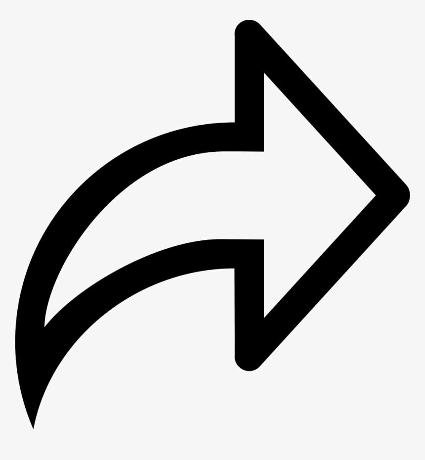 Right Arrow Outline Comments - Arrow Outline Png, Transparent Png, Free Download