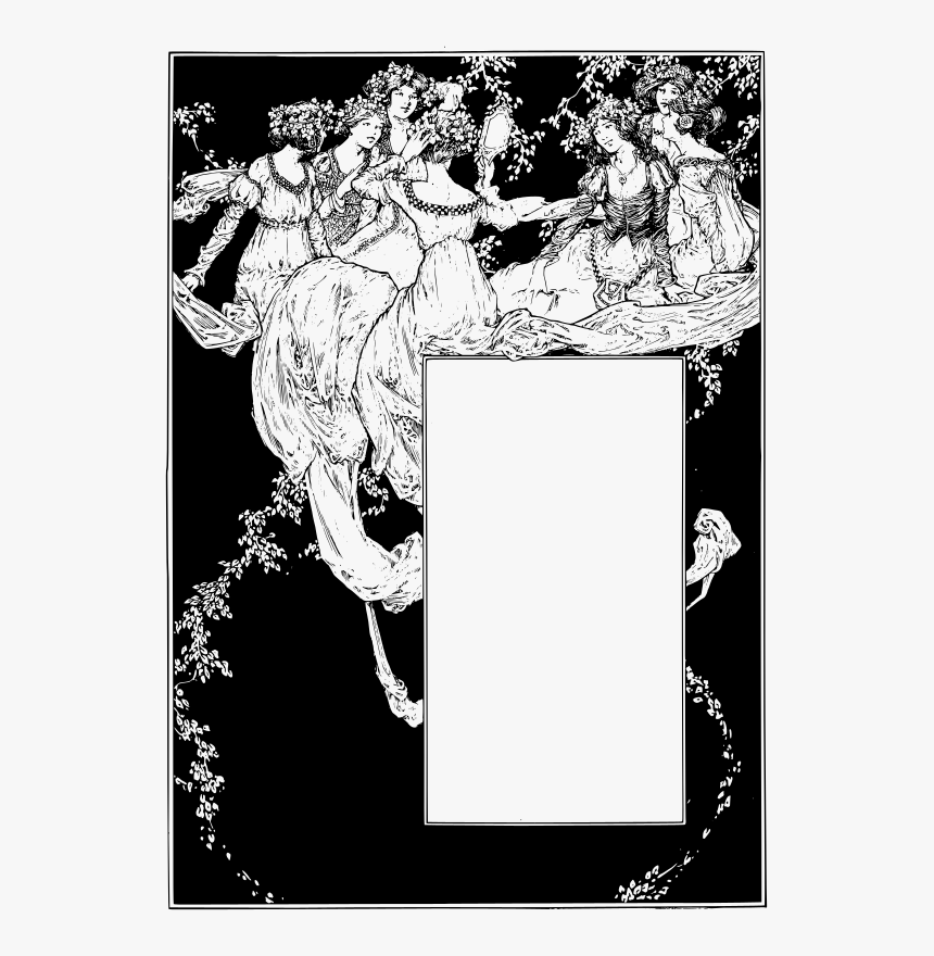 Faery Girls Letterhead - Henry C Pitz, HD Png Download, Free Download