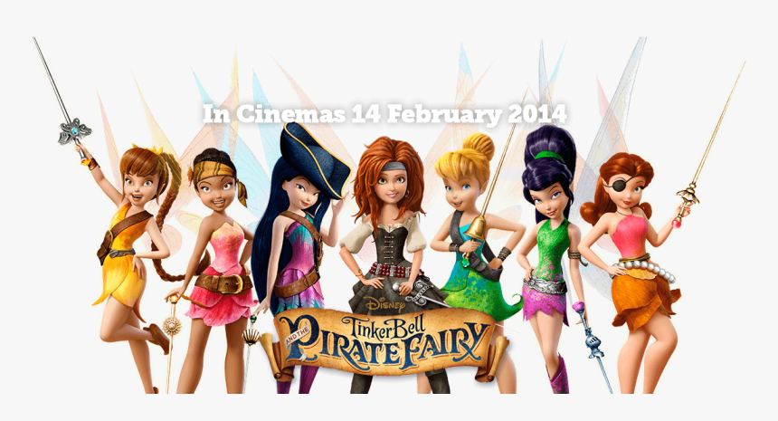 Tinkerbell & The Pirate Fairy - Rosetta Disney Fairies Names, HD Png Download, Free Download