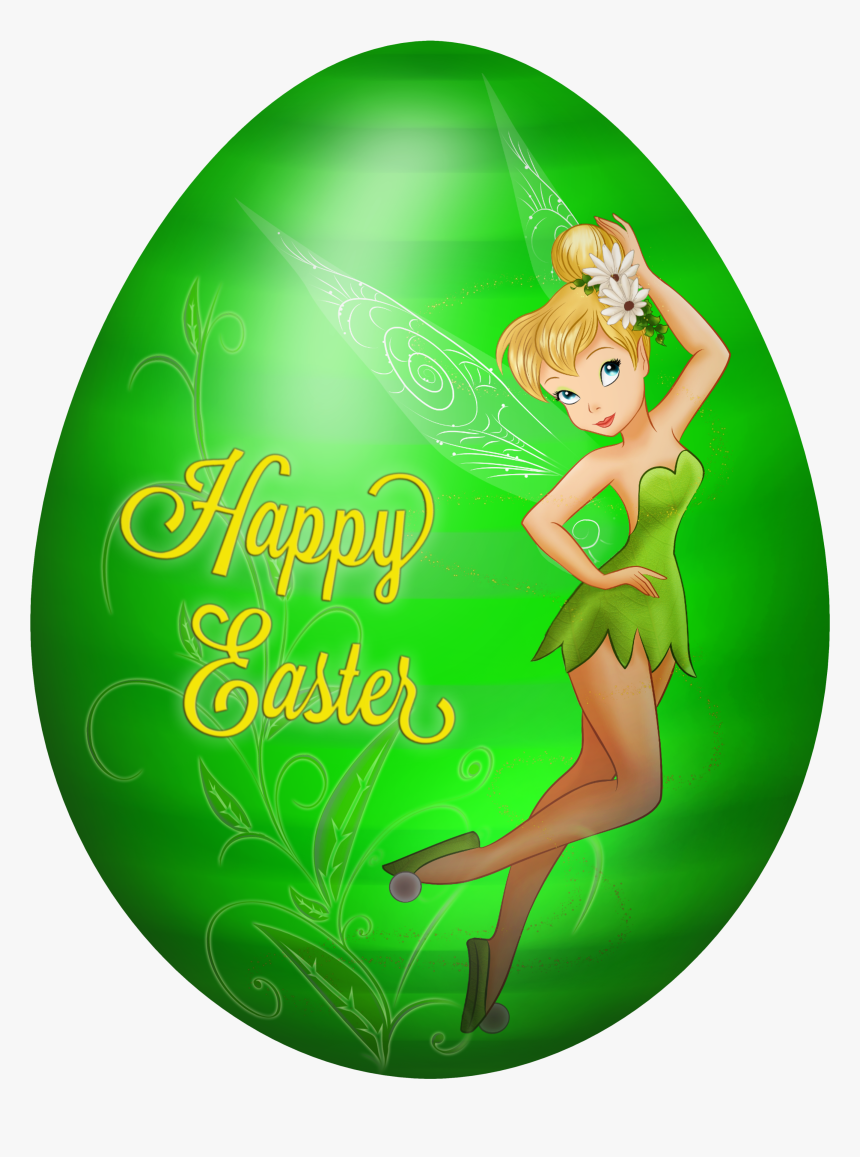 Kids Easter Egg Tinkerbell Png Clip Art Imageu200b - Tinkerbell Easter Egg, Transparent Png, Free Download