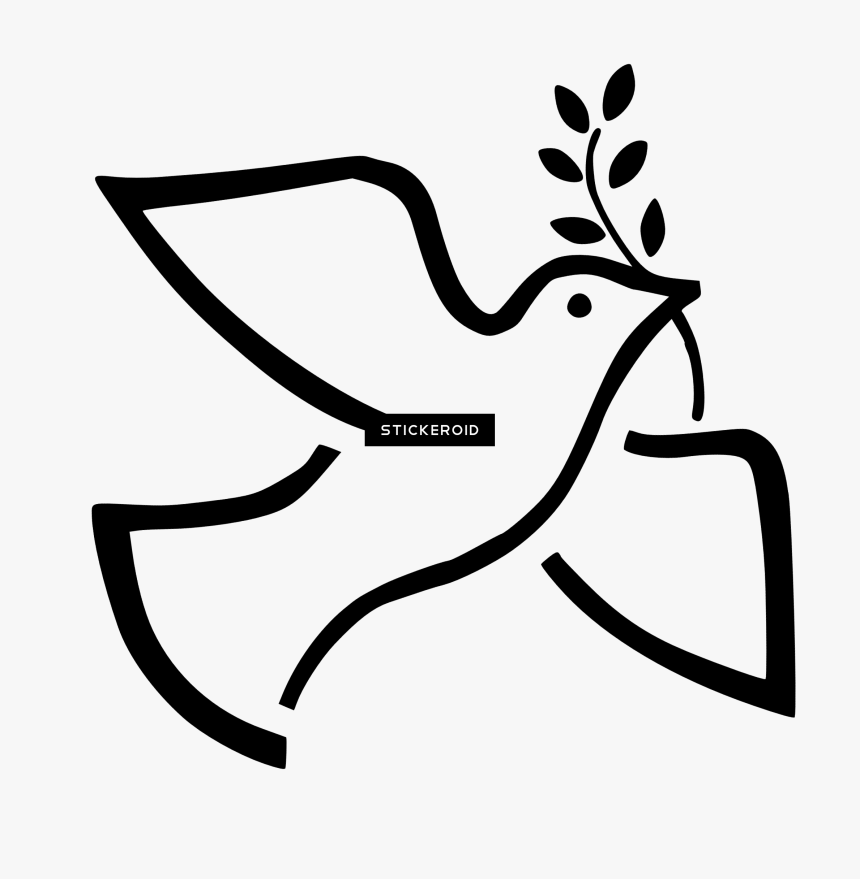 Peace Symbol Png Transparent Images - Dove Peace Symbols, Png Download, Free Download