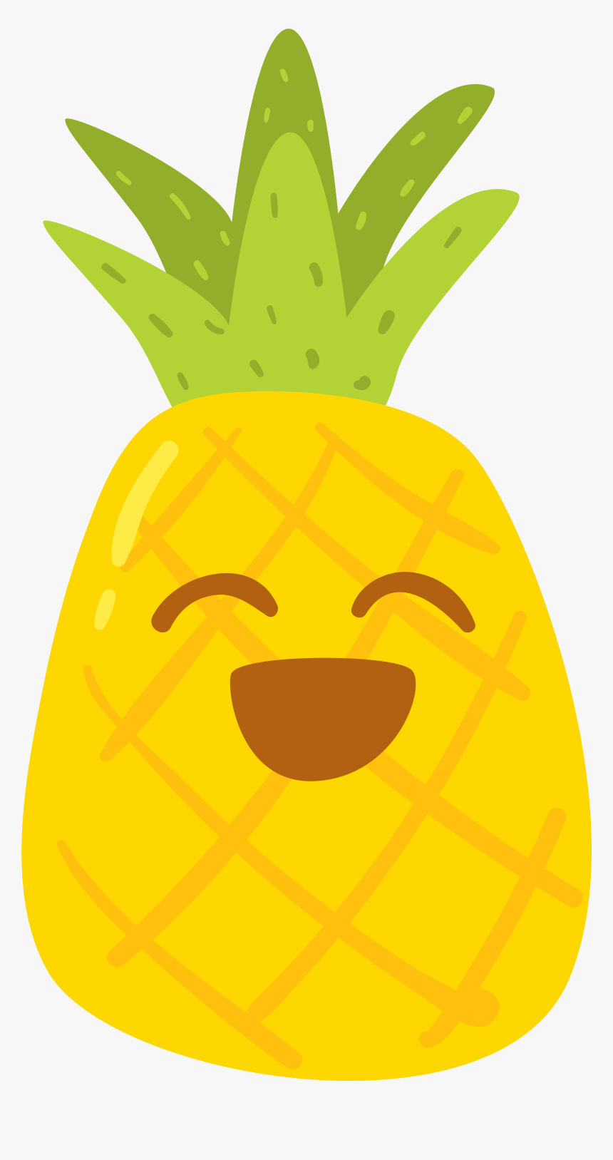 Hand Drawn Cartoon Cute Pineapple Decoration Vector - 卡通 手繪 鳳梨, HD Png Download, Free Download