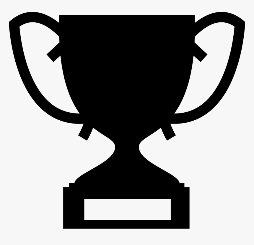 Sports Trophy Cup - Award Png Clipart Black, Transparent Png, Free Download