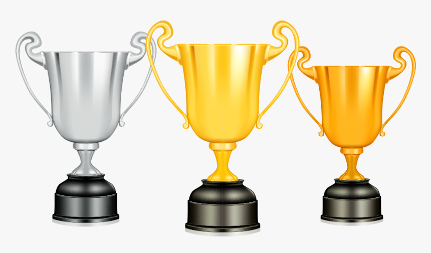 Trophy Cup Award - Gold Silver Bronze Medal Icon, HD Png Download, Free Download