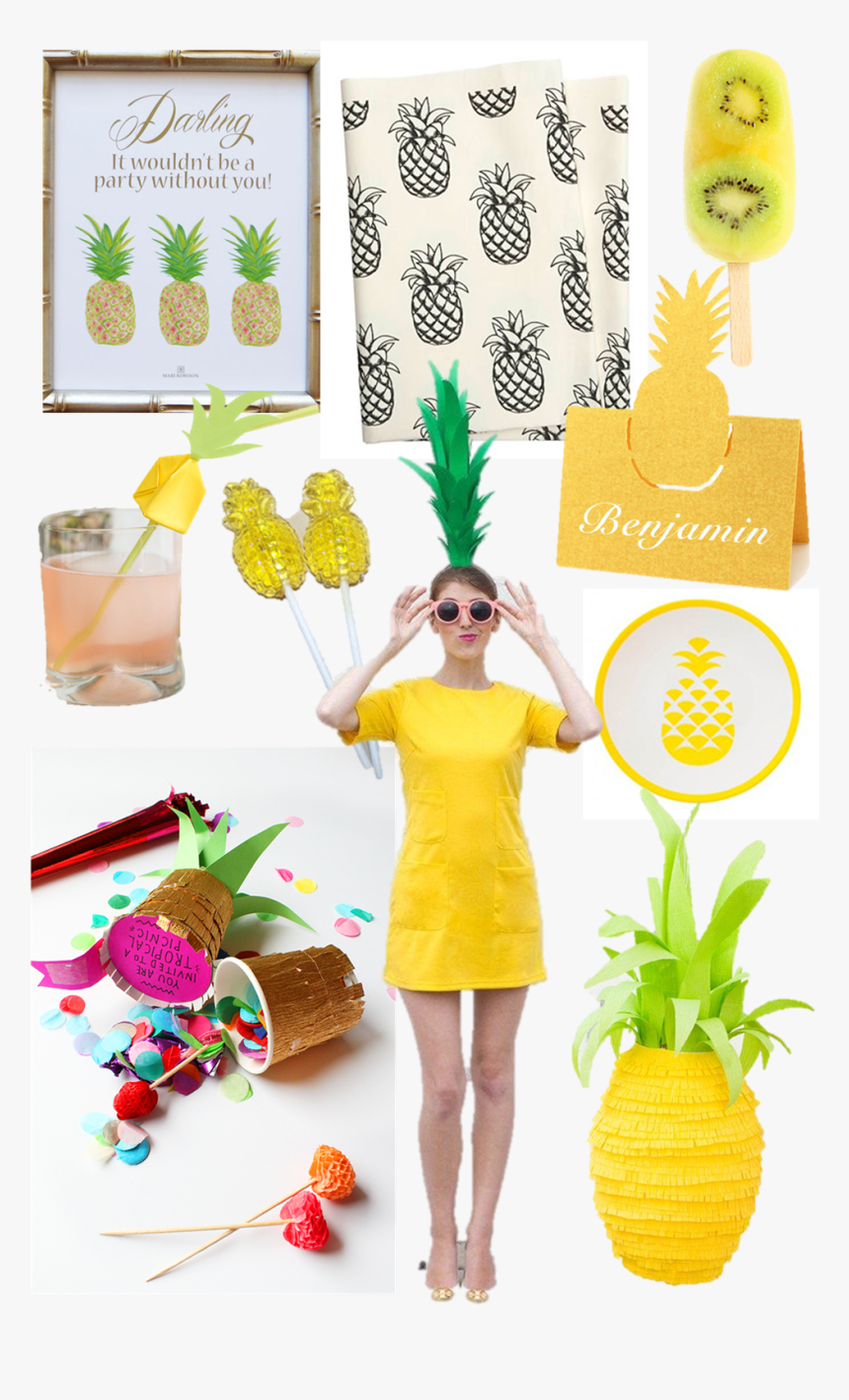 Pineapple Party, Pineapple Party Inspiration, Summer - Black And White Pineapple, HD Png Download, Free Download