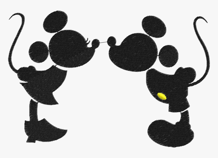 Transparent Mickey E Minnie Png - Stencil Do Mickey E Minnie, Png Download, Free Download