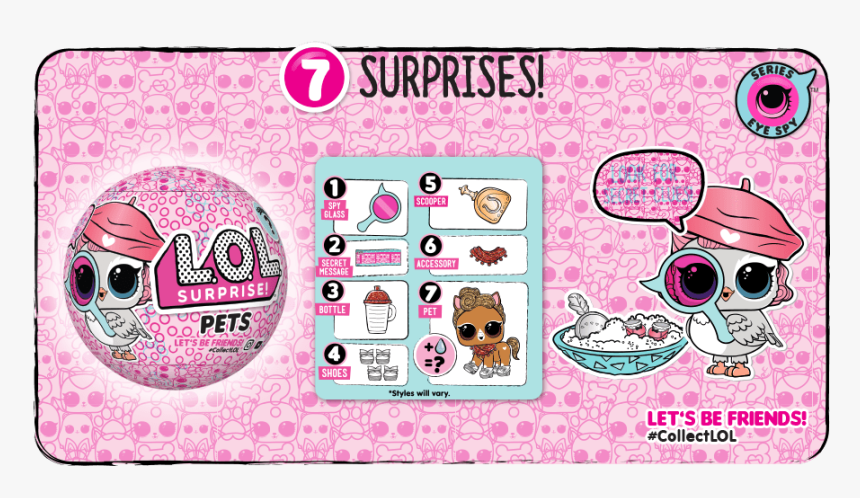 Clip Art Lol Surprise Font - Lol Surprise Biggie Pets Secret Message, HD Png Download, Free Download