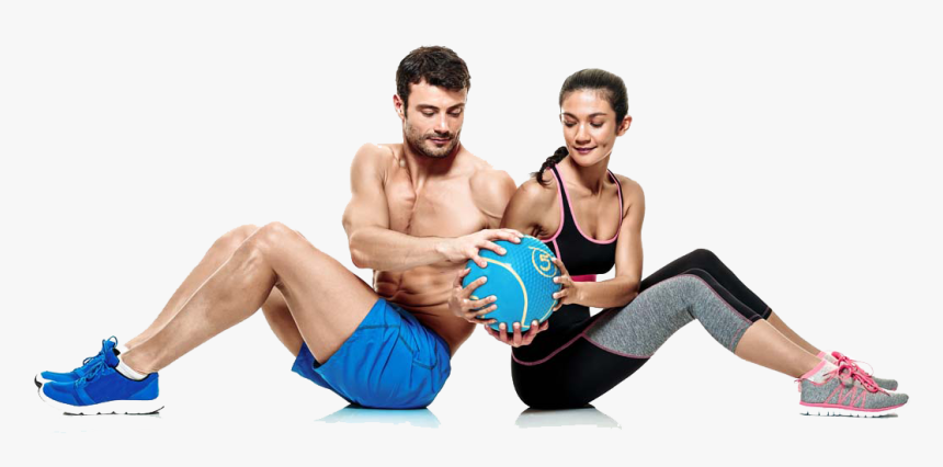 Transparent Fitness Couple Png - Back To Back Russian Twist, Png Download, Free Download